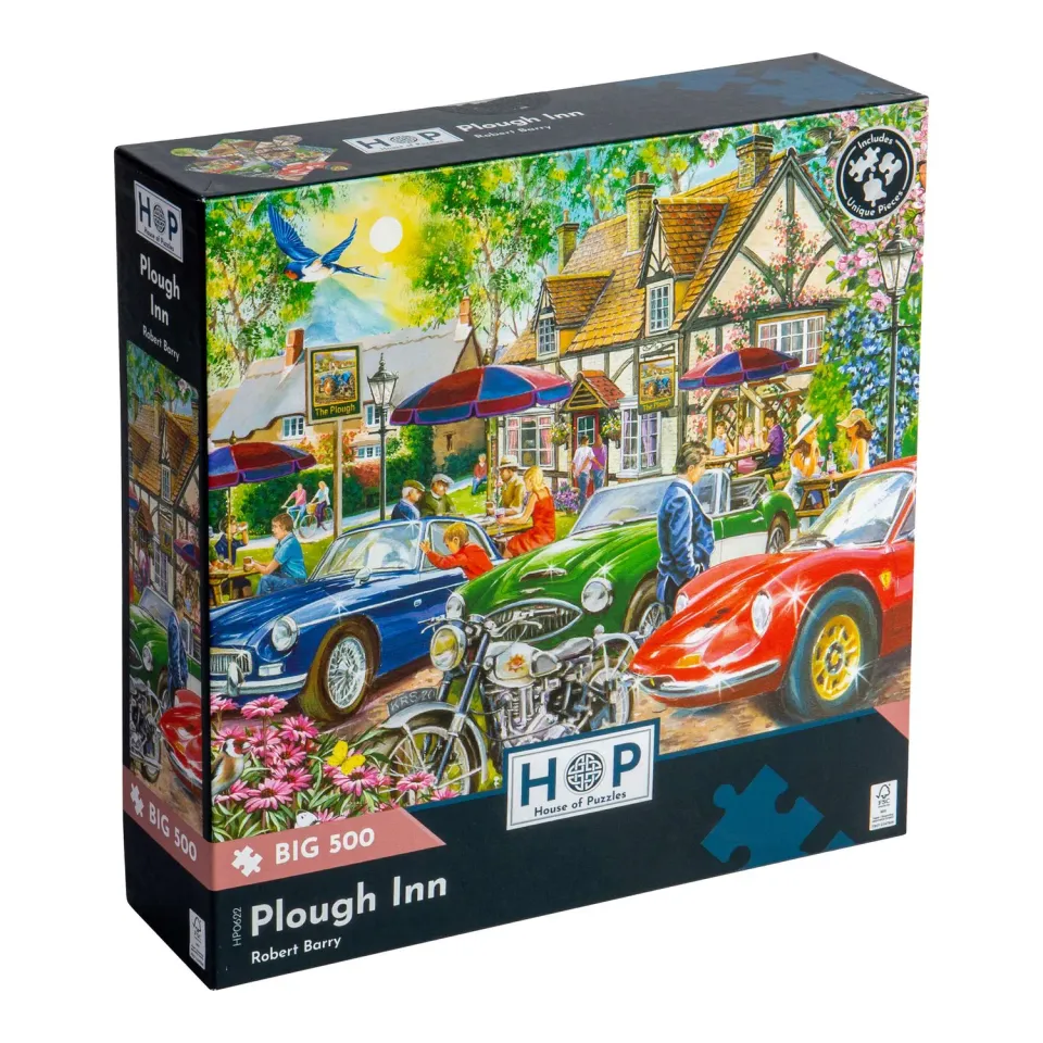 House of Puzzle BIG Plough Inn puslespil 500 store brikker