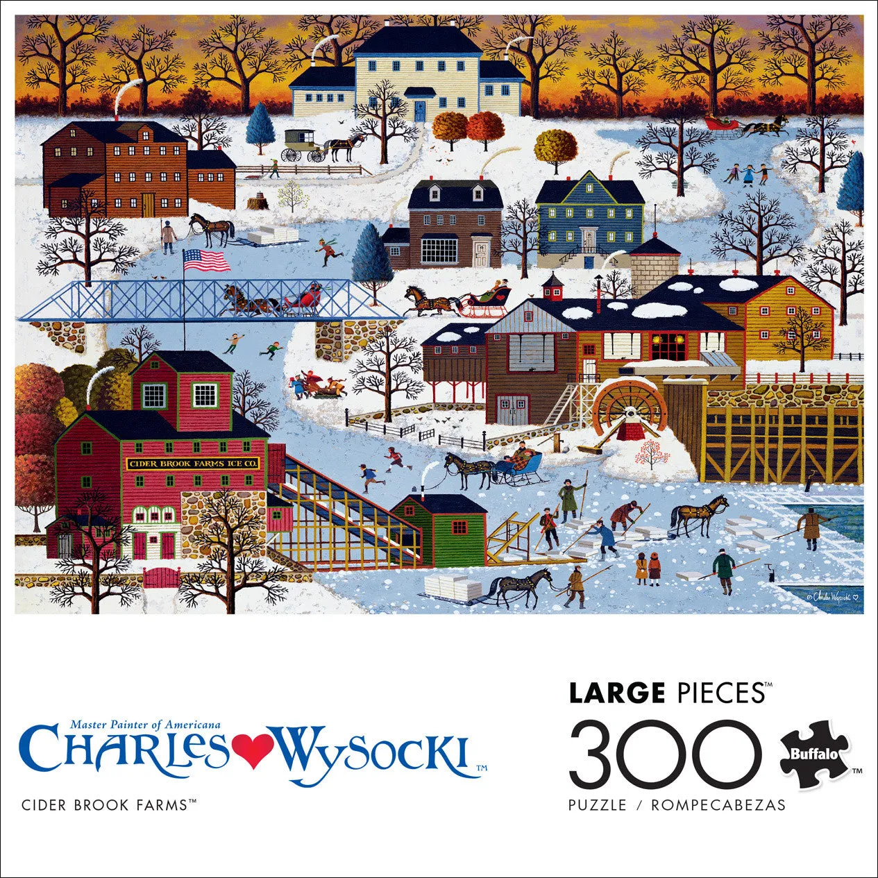 Buffalo Games Wysocki Cider Brook Farms puslespil 300 store brikker