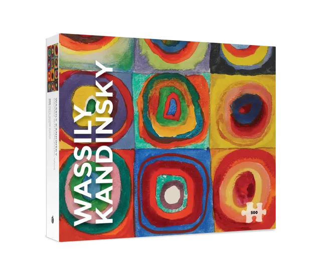 Pomegranate Kandinsky Squares Concentric Rings puslespil 500 abstrakt