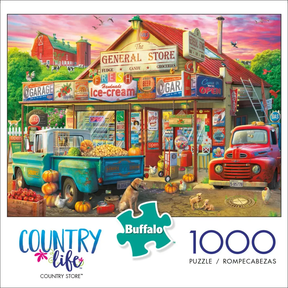 Buffalo Games Country Life Country Store puslespil 1000 brikker