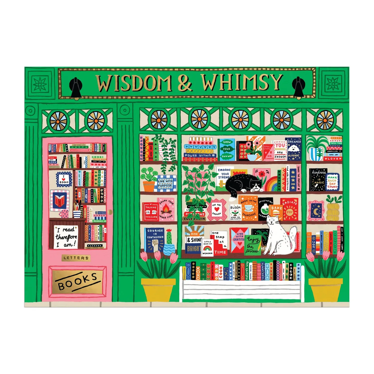 Good Puzzle Co. Holly Maguire Wisdom Whimsy puslespil 1000 brikker folie