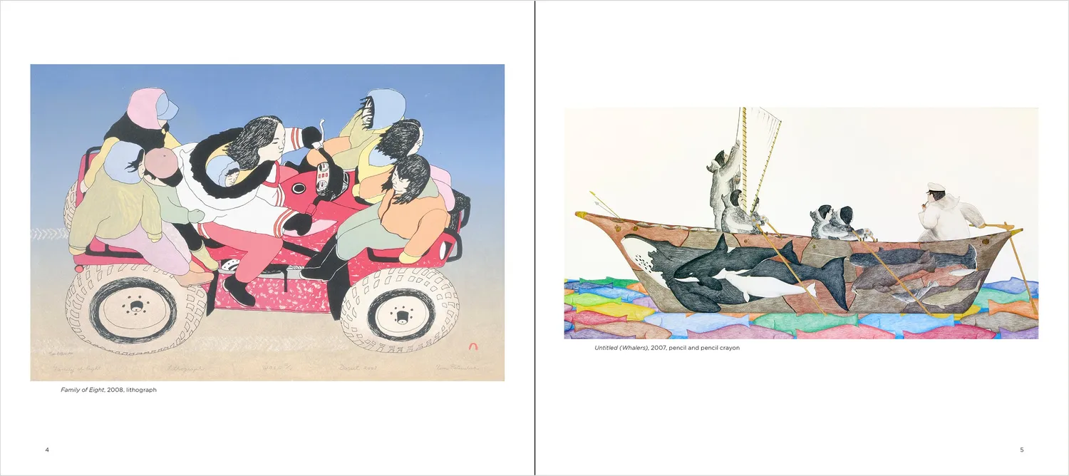Pomegranate Tim Pitsiulak Drawings and Prints from Cape Dorset bog – inuitkunst