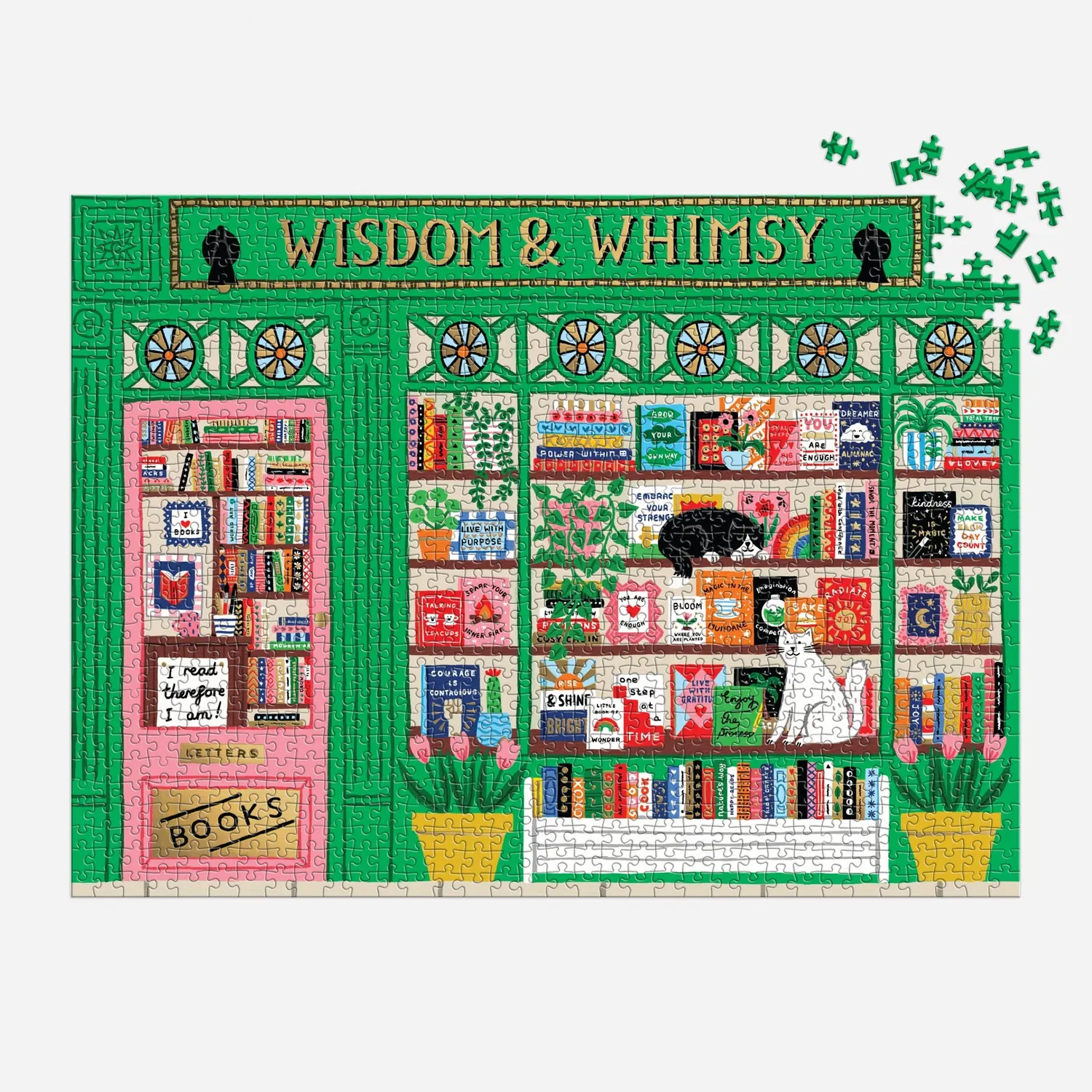 Good Puzzle Co. Holly Maguire Wisdom Whimsy puslespil 1000 brikker folie