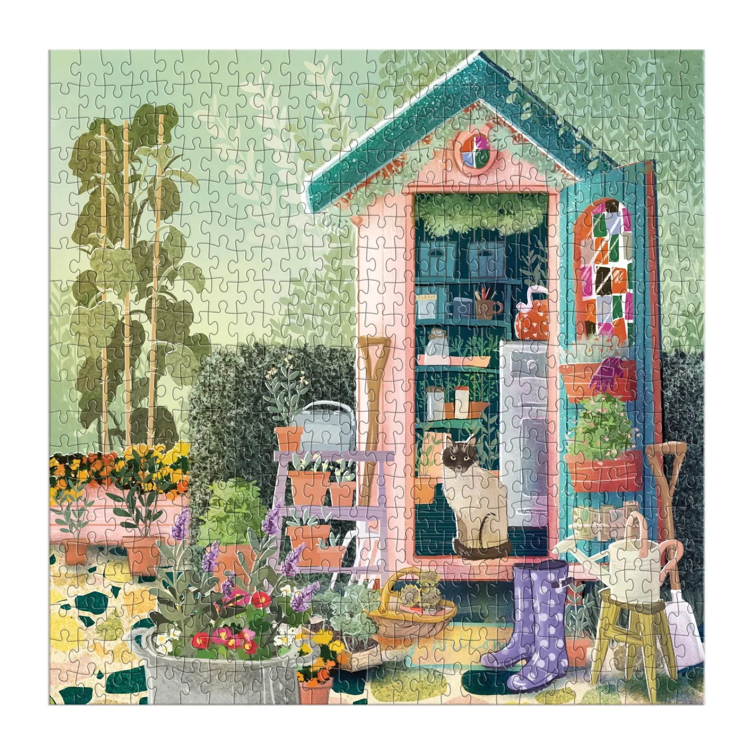 Good Puzzle Co. Gardener's Nook puslespil 500 brikker havemotiv