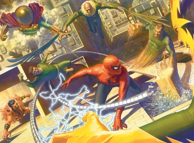 Buffalo Games Marvel Spider-man puslespil 1000 brikker Sinister Six