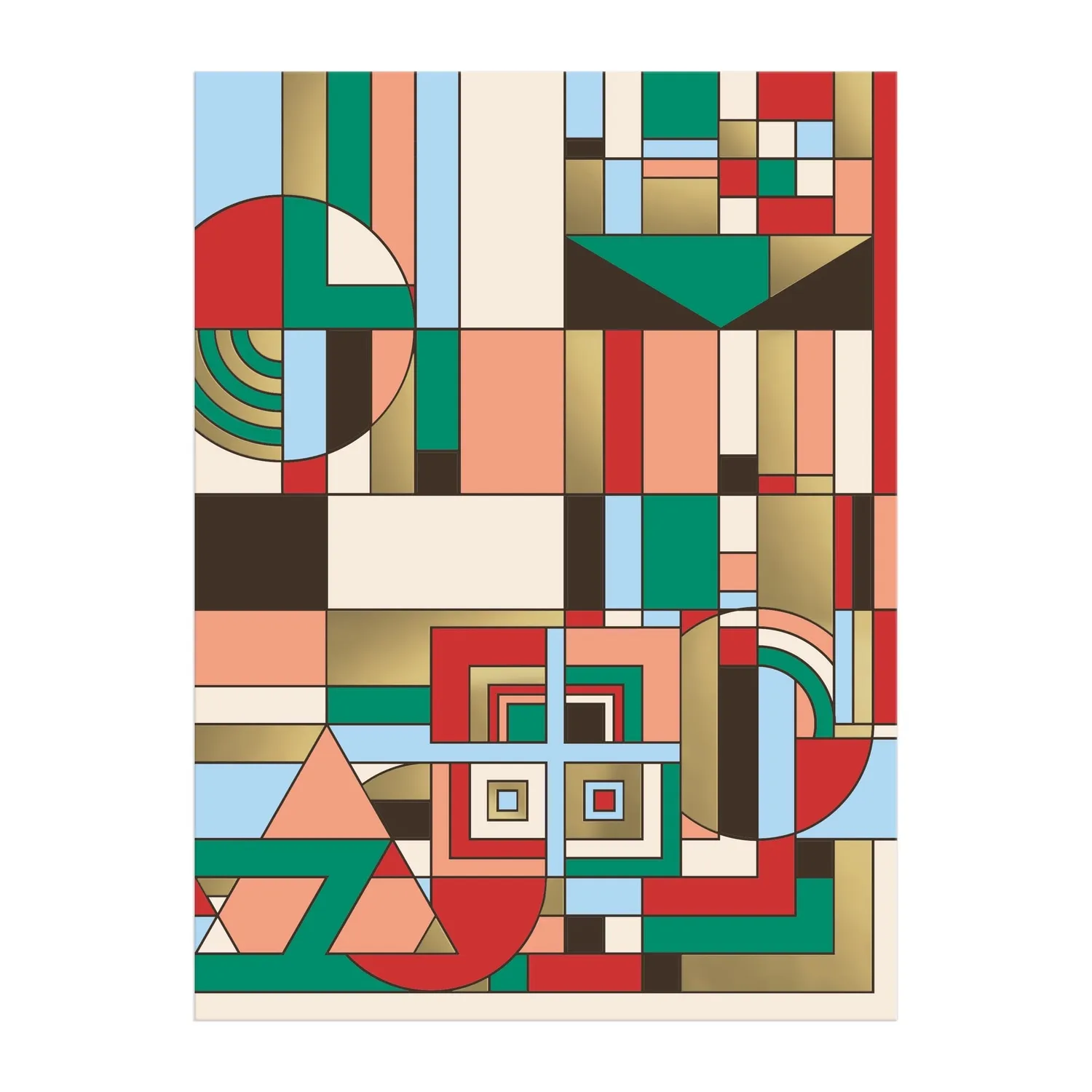 Good Puzzle Co. Frank Lloyd Wright December Gifts 1000 brikker puslespil folie