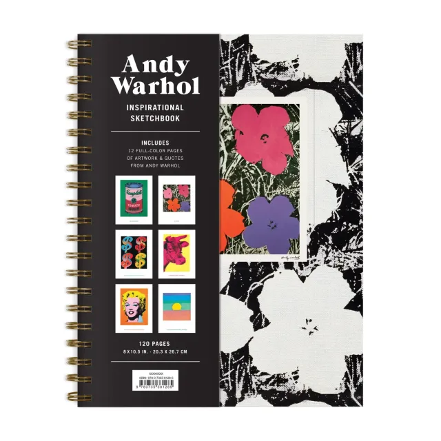 Galison Andy Warhol Inspirational skitsebog 120 sider