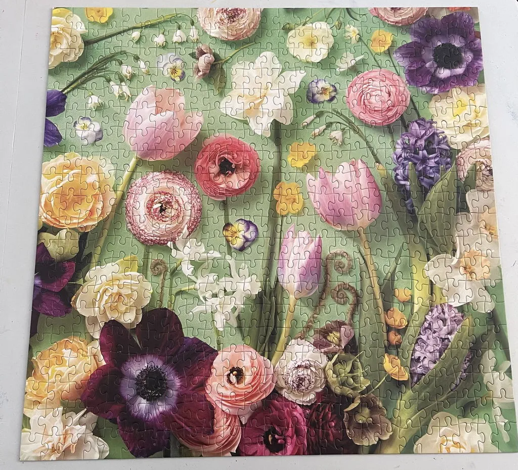 Galison Springtime Petals puslespil 500 brikker blomster