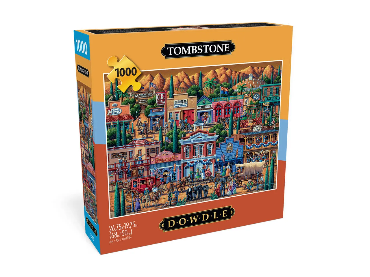 Buffalo Games Eric Dowdle Tombstone puslespil 1000 brikker western