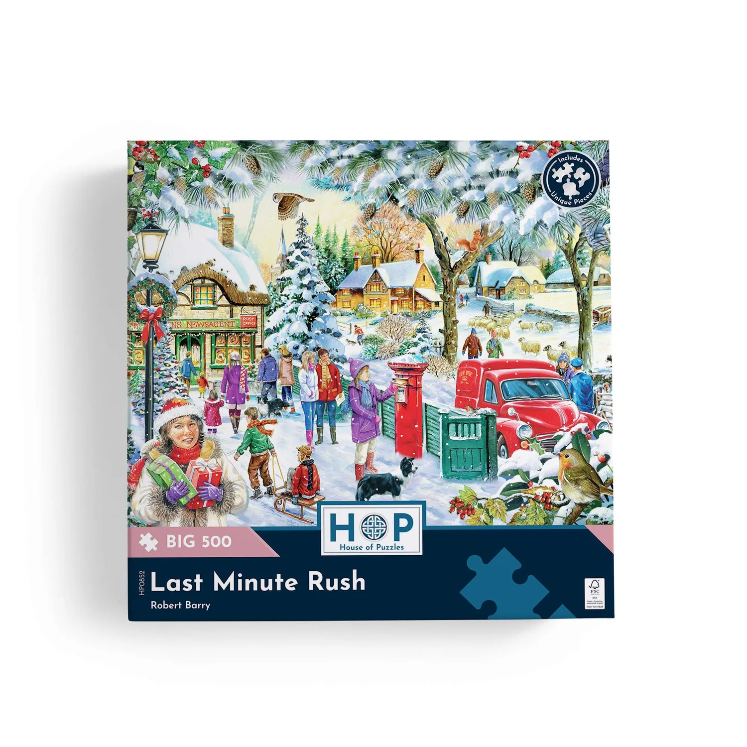 House of Puzzles BIG Last Minute Rush julepuslespil 500 brikker