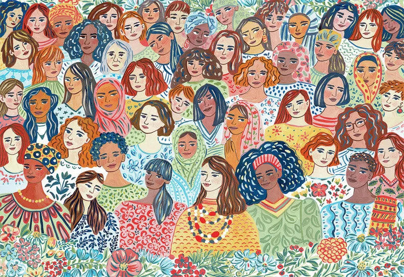 Buffalo Games Woman Power puslespil 1500 brikker blomster