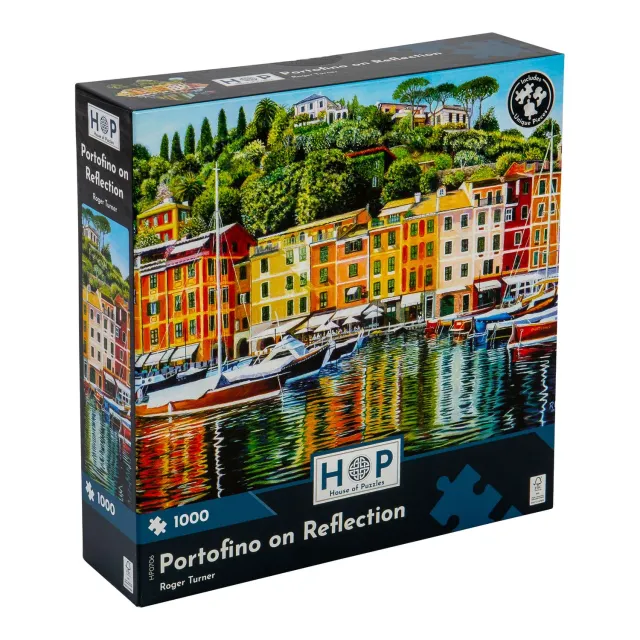 House of Puzzles Portofino on Reflection puslespil 1000 kyst