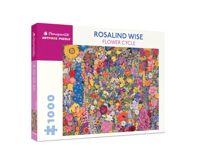 Pomegranate Rosalind Wise Flower Cycle puslespil 1000 brikker
