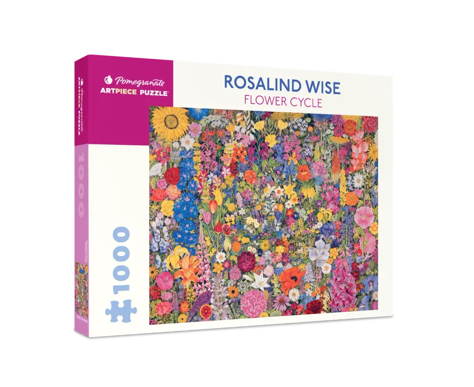 Pomegranate Rosalind Wise Flower Cycle puslespil 1000 brikker