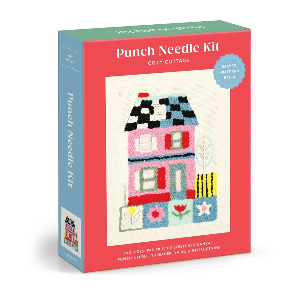 Molly Egan Cozy Cottage punch needle sæt broderi kit
