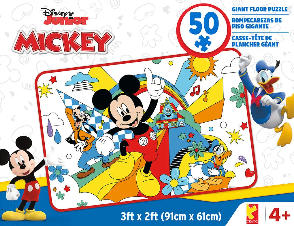 Buffalo Games Disney Clubhouse gulvpuslespil 50 brikker børn