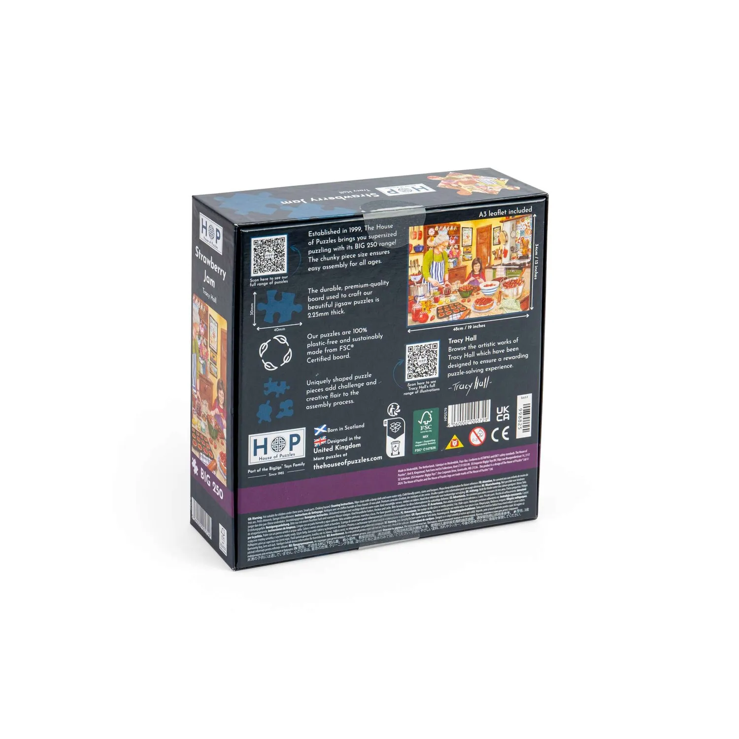 House of Puzzles BIG Strawberry Jam puslespil 250 brikker