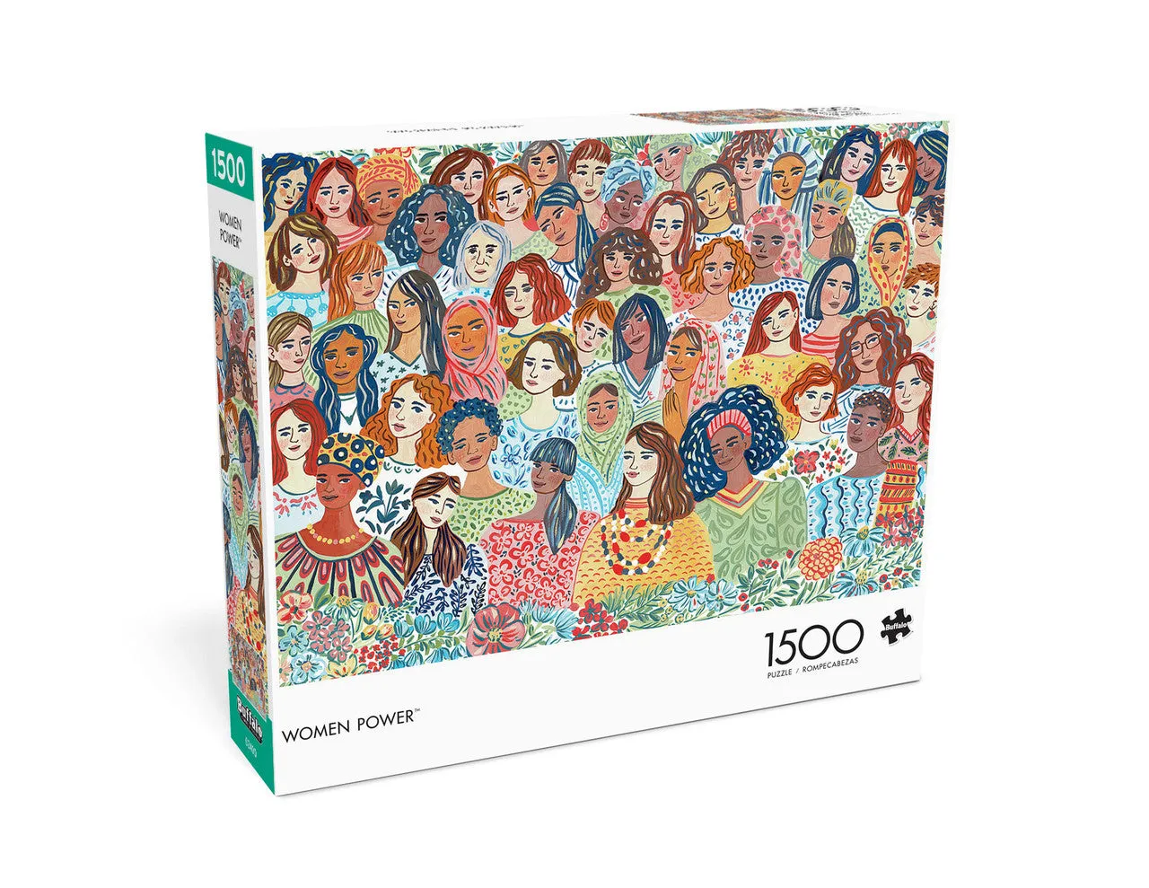 Buffalo Games Woman Power puslespil 1500 brikker blomster