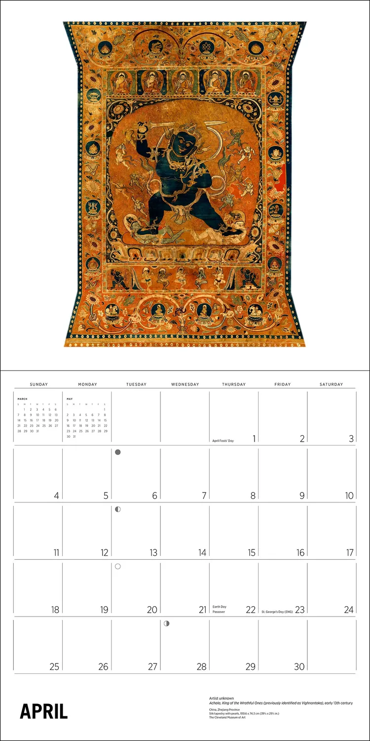 Pomegranate Enlightenment Buddhist Paintings 2027 vægkalender