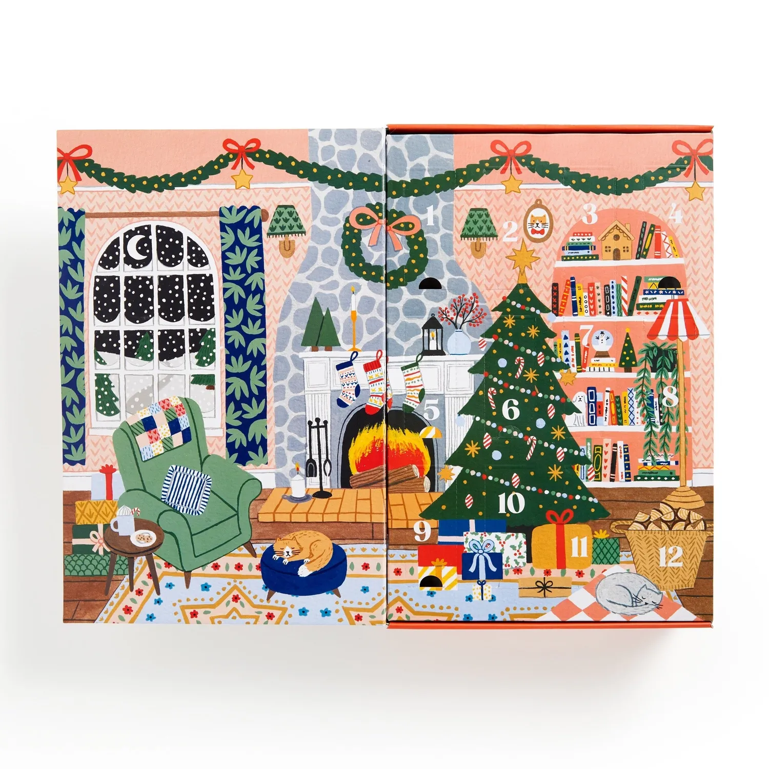 Galison Home for the Holidays adventspuslespil 500 brikker