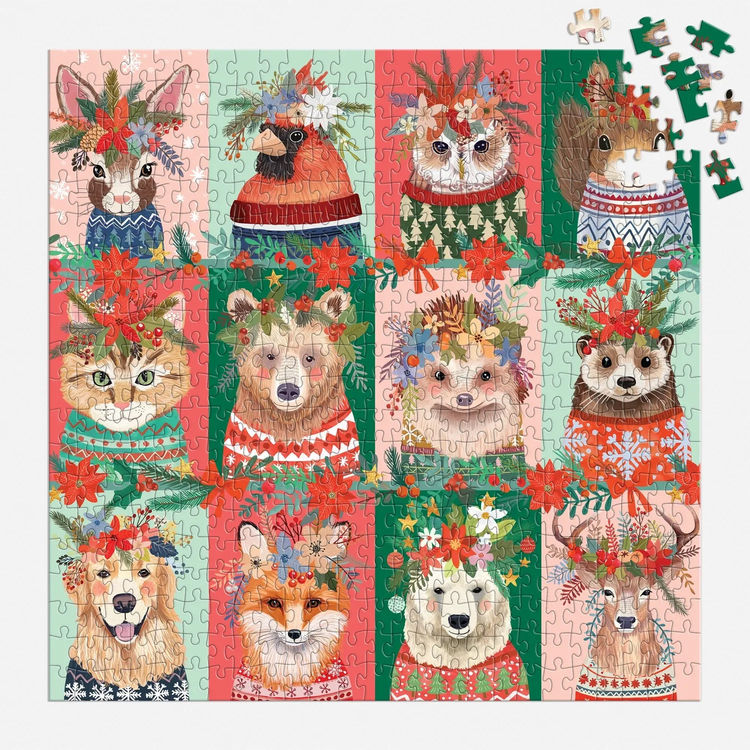 Good Puzzle Co. Furry And Bright puslespil 500 brikker jul