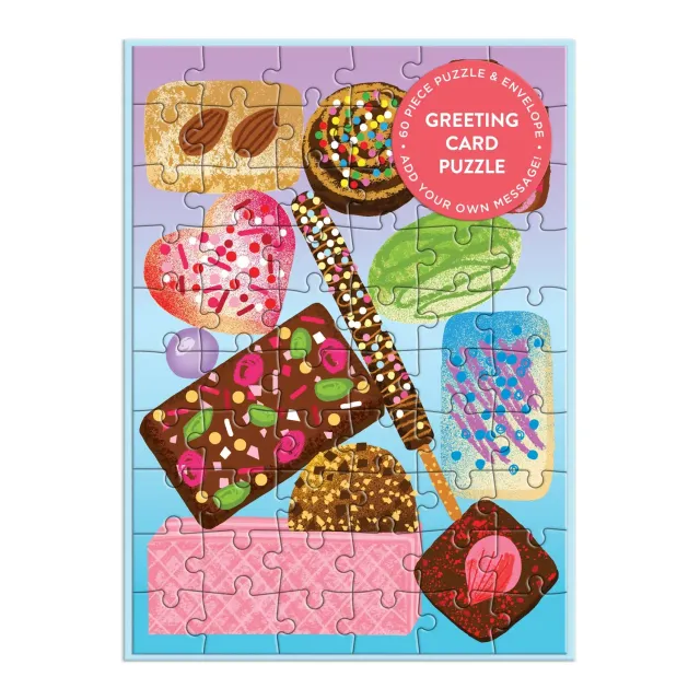 Galison Sweets for the Sweet lykønskningskort puslespil 60