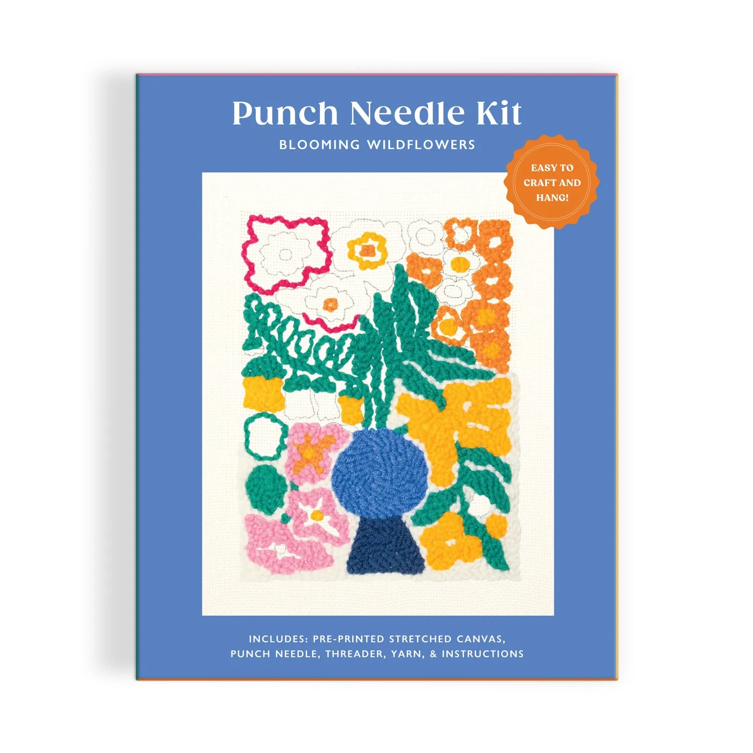 Good Puzzle Co. Blooming Wildflowers punch needle sæt blomster