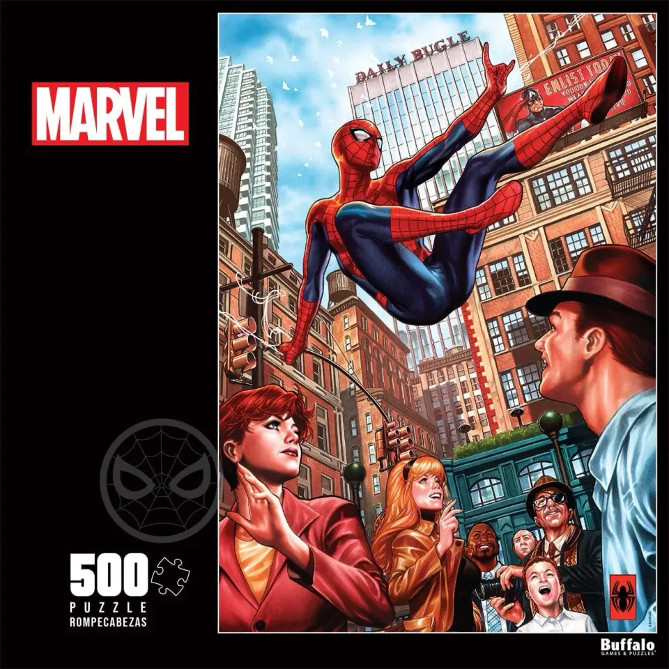 Buffalo Games Marvel Spider-Man #24 puslespil 500 brikker retro