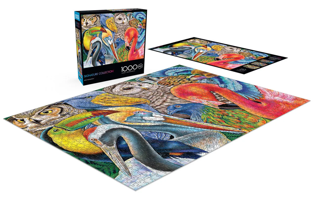 Buffalo Games Bird Bonanza puslespil 1000 brikker fugle