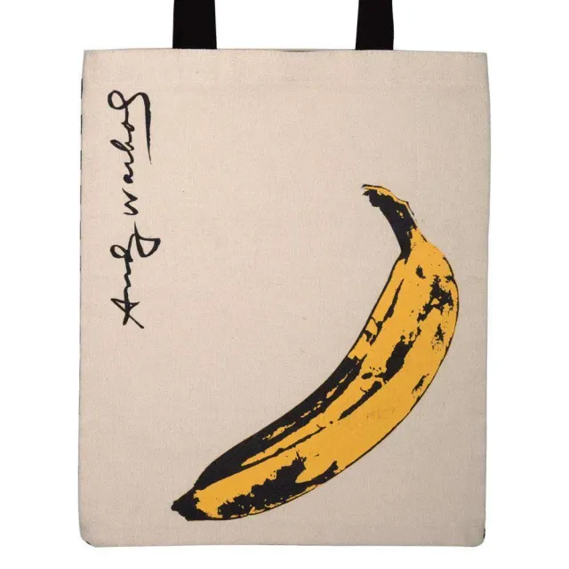 Galison Andy Warhol Banana mulepose bomuld gul banan