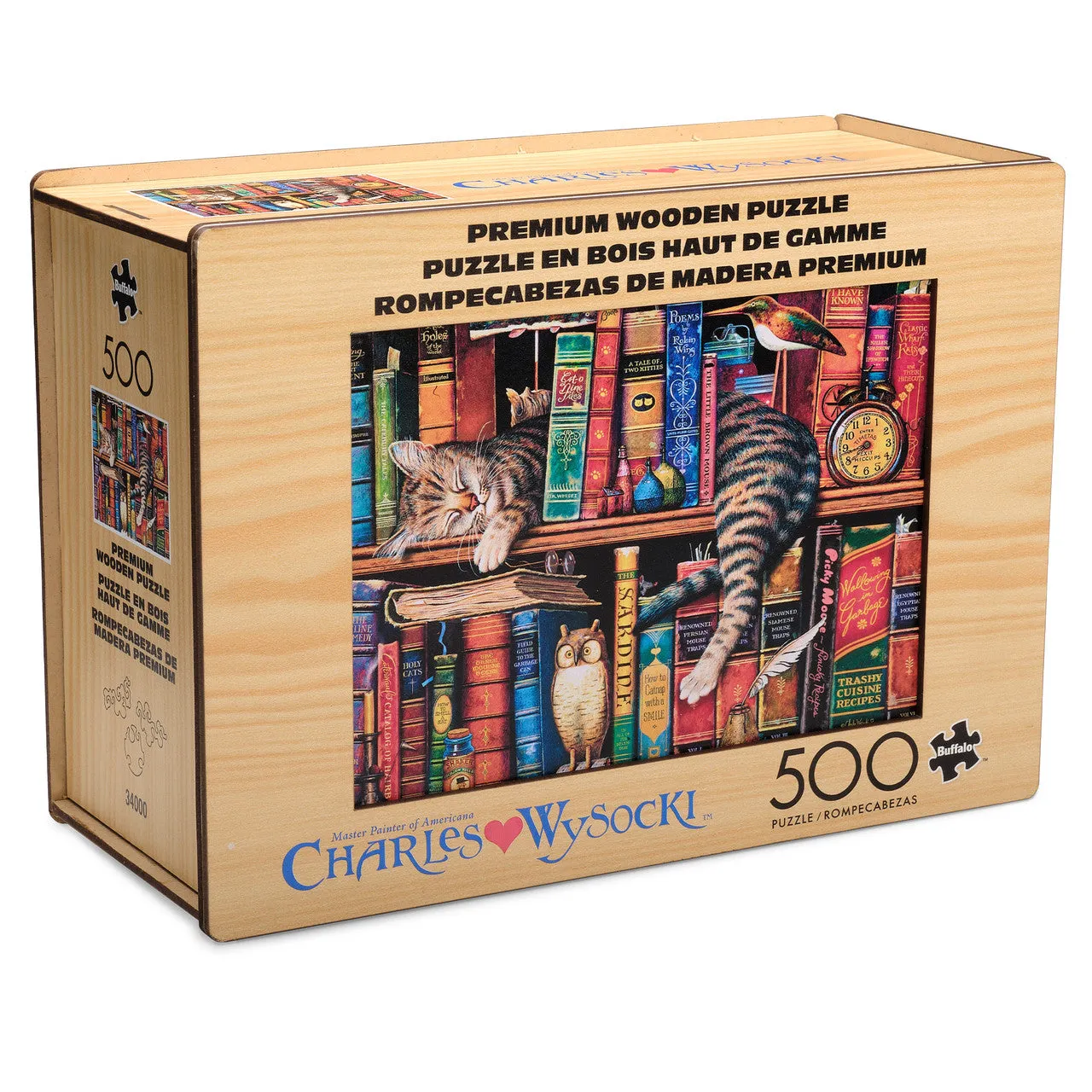 Buffalo Games Charles Wysocki Frederick træpuslespil 500 brikker