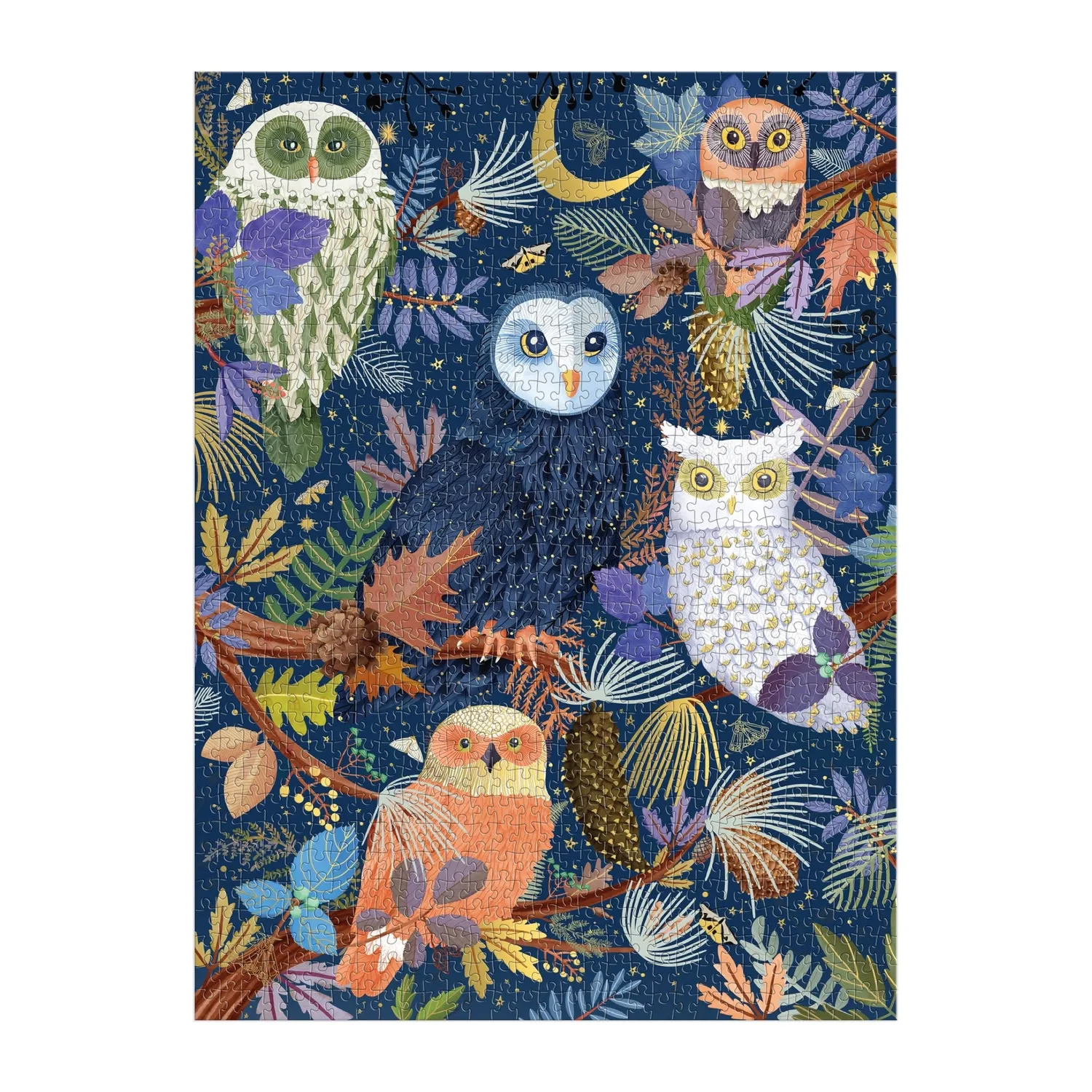 Good Puzzle Co. Owls at Dawn foliepuslespil 1000 brikker ugler