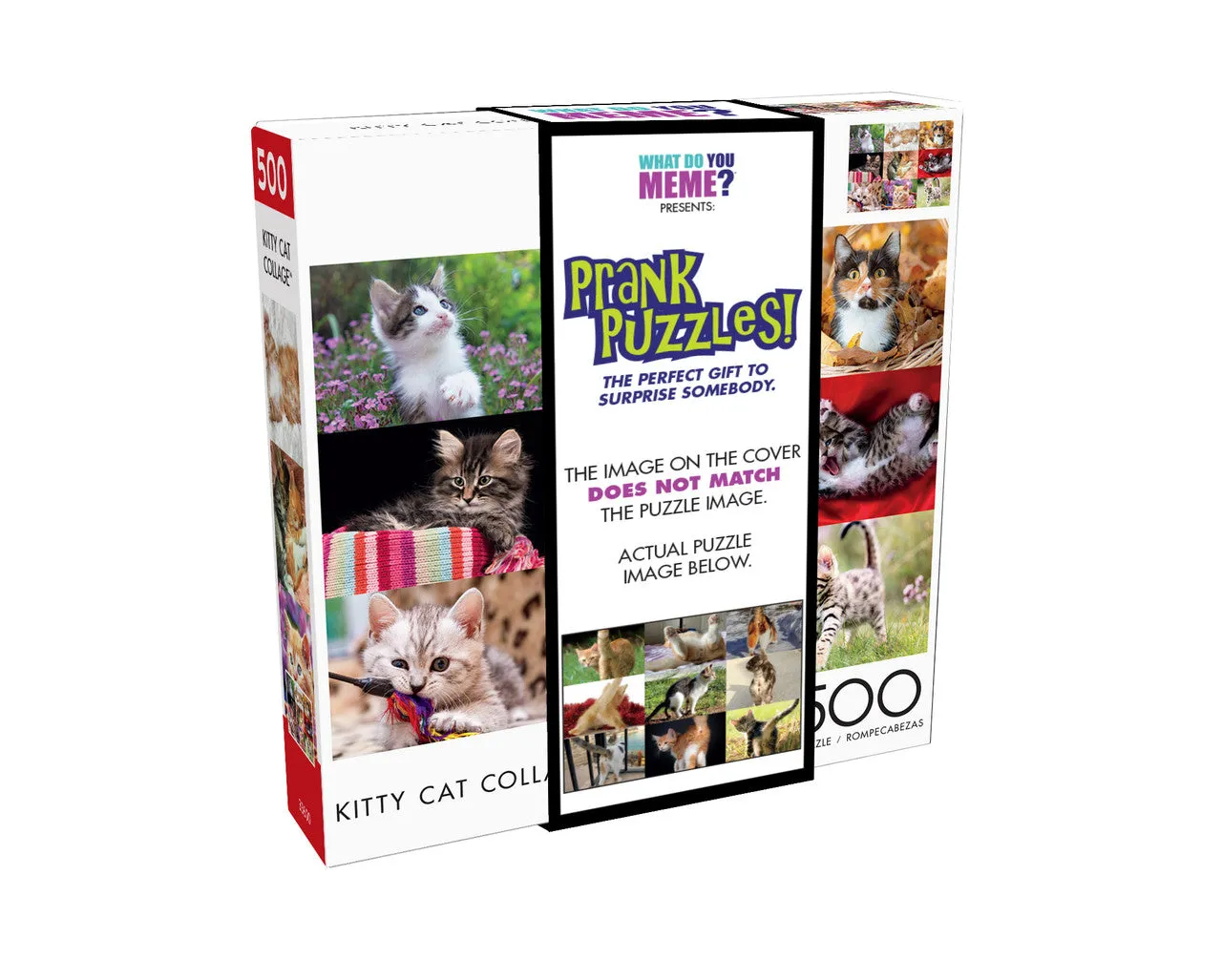 Buffalo Games Prank Puzzles Kitty Collage puslespil 500 brikker prank