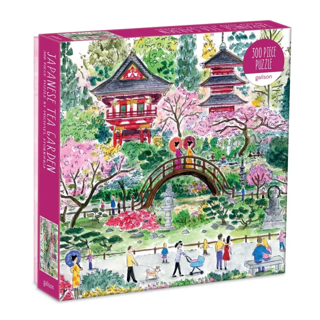 Galison Storrings Japanese Tea Garden puslespil 300 brikker have