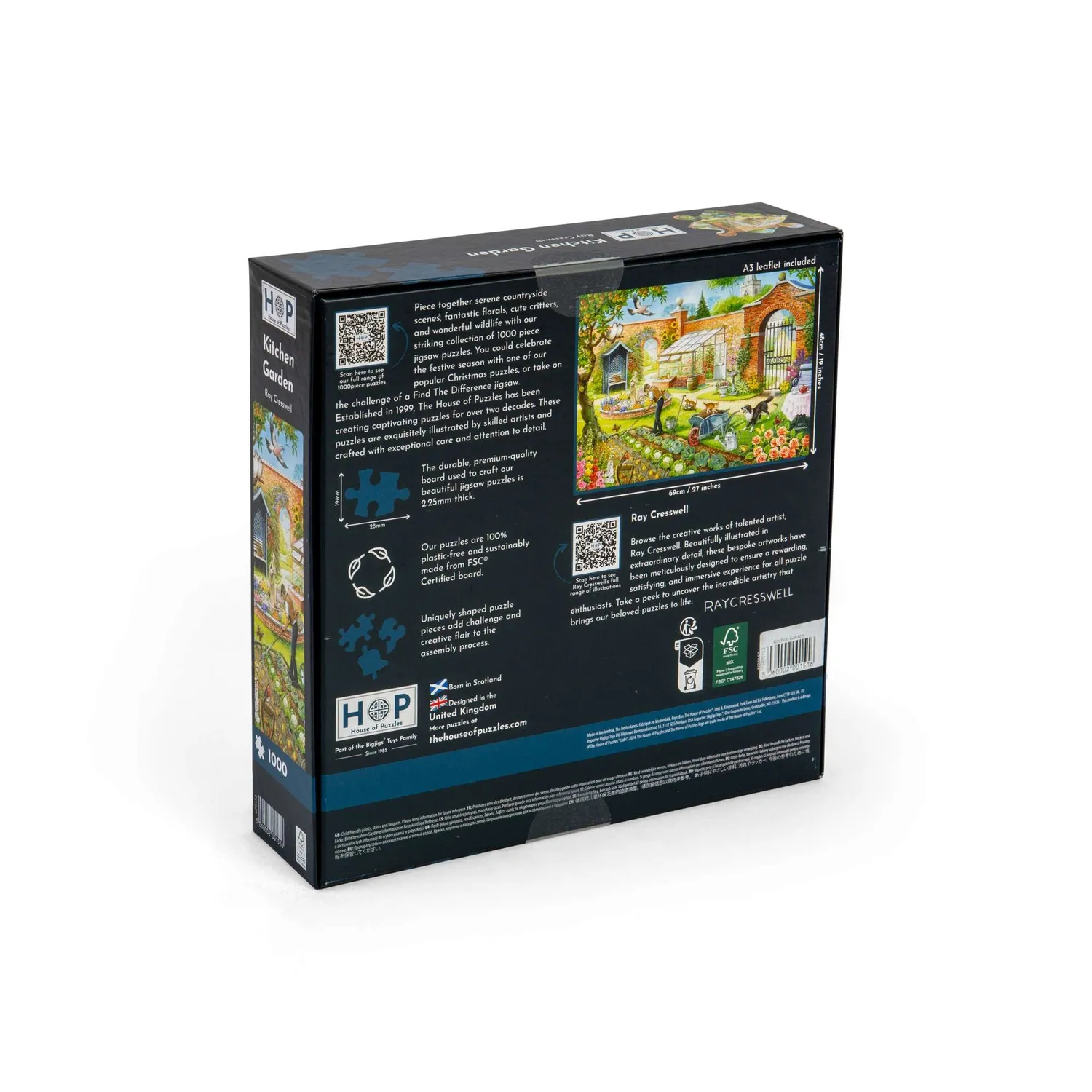 House of Puzzle Kitchen Garden puslespil 1000 brikker have