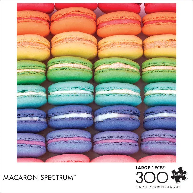 Buffalo Games Macaron Spectrum puslespil 300 store brikker