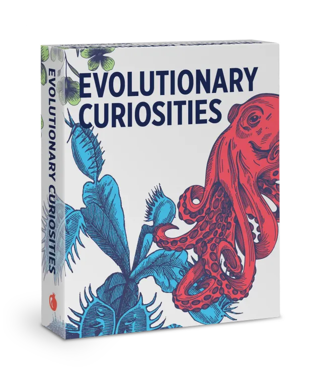 Pomegranate Evolutionary Curiosities videnskort 48 kort natur