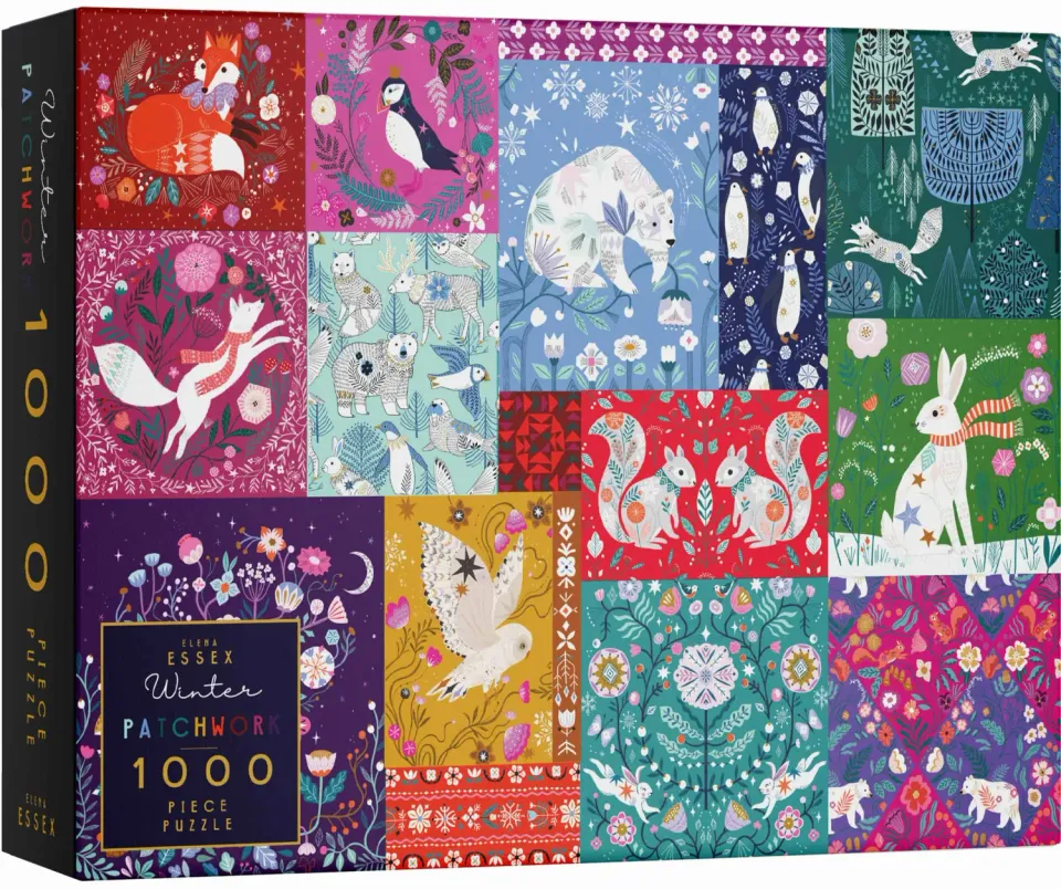 Elena Essex Winter Patchwork puslespil 1000 brikker vinter