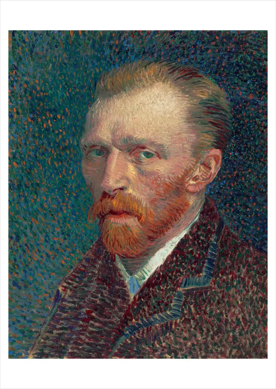 Pomegranate Vincent van Gogh Self-Portrait postkort 1887