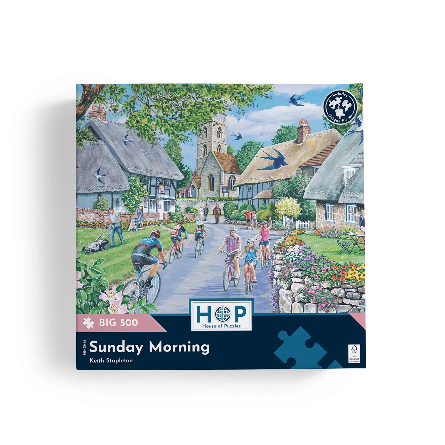 House of Puzzles Sunday Morning puslespil BIG 500 XL-brikker