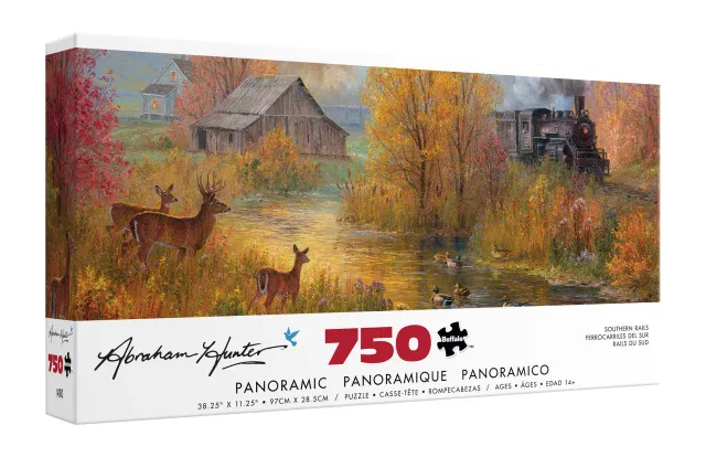 Buffalo Games Southern Rails panoramapuslespil 750 brikker efterår