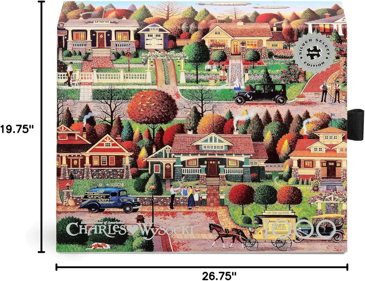 Buffalo Games Silver Select Bungalowville puslespil 1000 americana