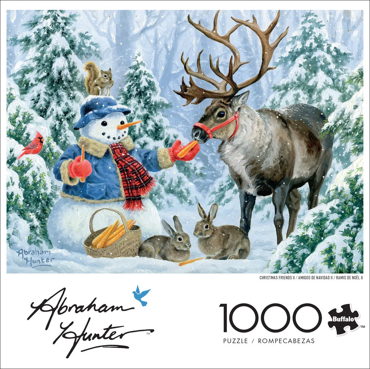 Buffalo Games Christmas Friends II puslespil 1000 brikker julemotiv