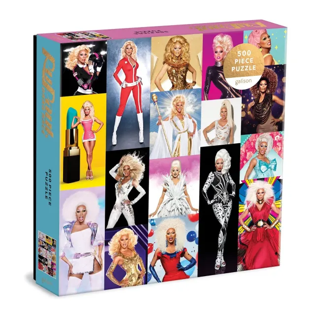 Galison RuPaul's Drag Race puslespil 500 brikker fotos