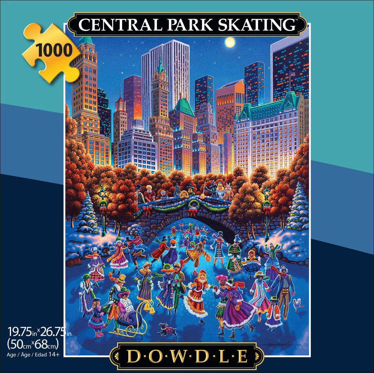 Buffalo Games Eric Dowdle Central Park Skating puslespil 1000 brikker jul