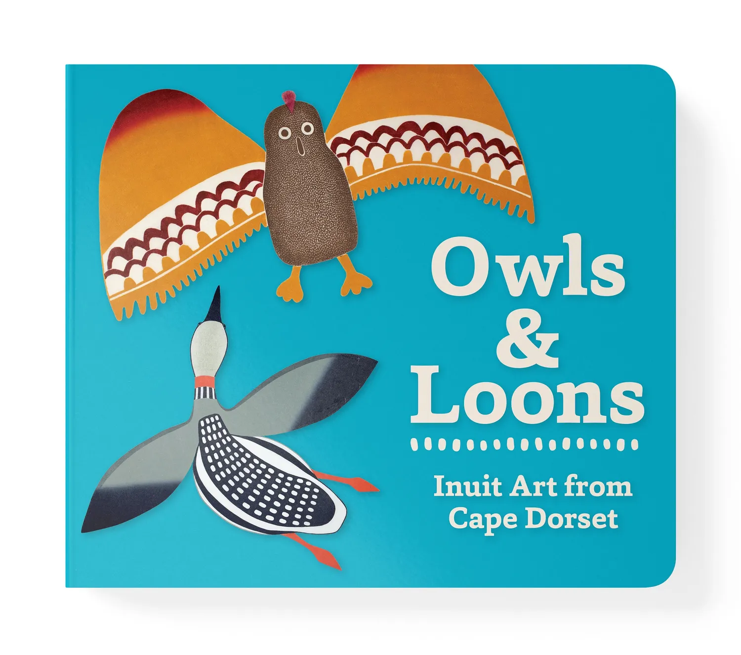Pomegranate Owls and Loons papbog inuitkunst