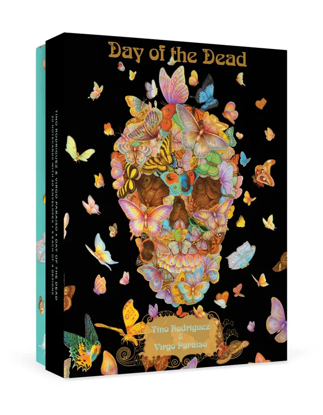Pomegranate Day of the Dead Tino Rodriguez brevkort 4 motiver
