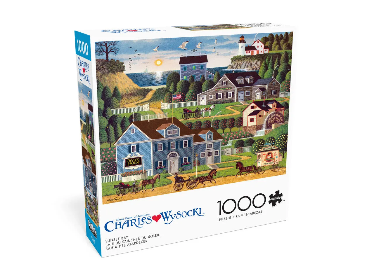 Buffalo Games Sunset Bay puslespil 1000 brikker Wysocki