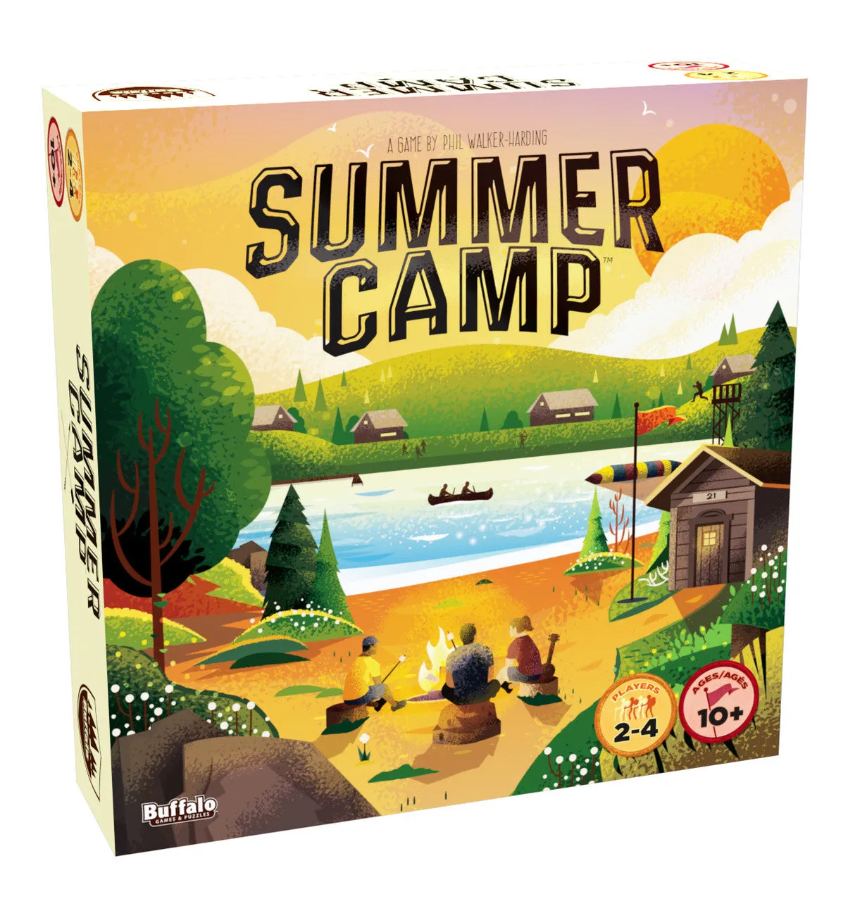 Buffalo Games Summer Camp brætspil 2-4 spillere strategi