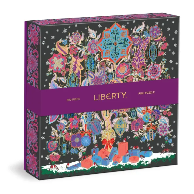 Galison Liberty Christmas Tree of Life puslespil 500 brikker folie